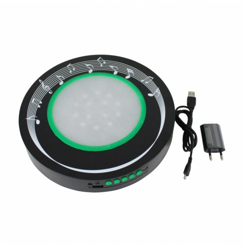 Base de 10 Pulgadas LED Con Con recargable Bluetooth altavoz