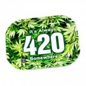 HQ Metal rolling tray - 420 - 18x14cm