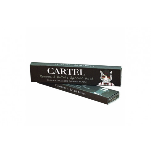 CARTEL  Rolling Papers Extra Long 130 mm + Tips