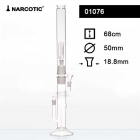 Glass Bong Narcotic - H: 68CM - Ø: 50 MM-SG: 18.8MM