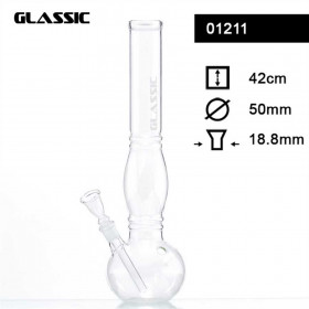 Glassic Glass Bong - H:42cm- Ø:50mm- Socket:18.8mm