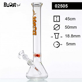 Boost Pro Beaker Bong - Orange - H:45CM- Ø:50MM- SG:18.8MM