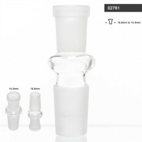 SG: 18.8mm to SG: 14.5mm - Glass adapter for bongs