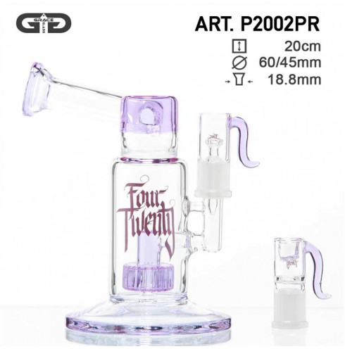 FourTwenty Purple Saxo Bong