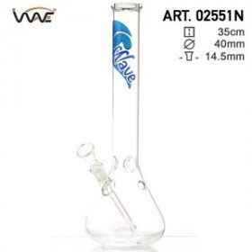 Bong Glass Wawe h:35cm Ø:40mm sg:14,5mm