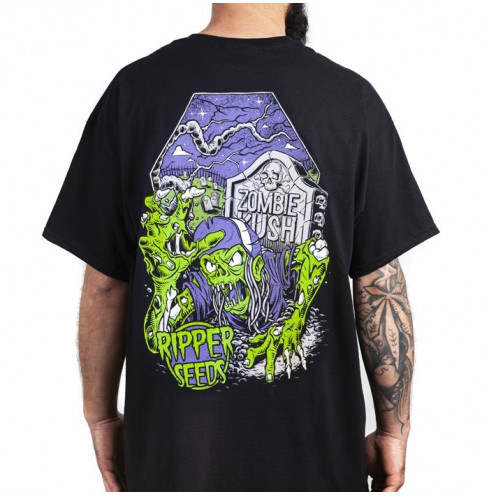 Camiseta Logo Zombie Kush Morada