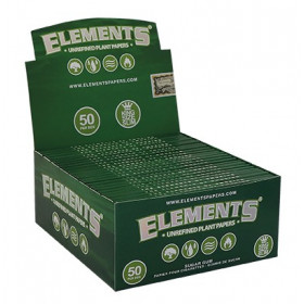 Elements Green King Size Slim - Box 50u