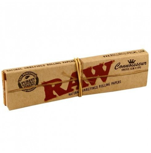 Raw Connoisseur Classic King Size Slim Papers+Tips