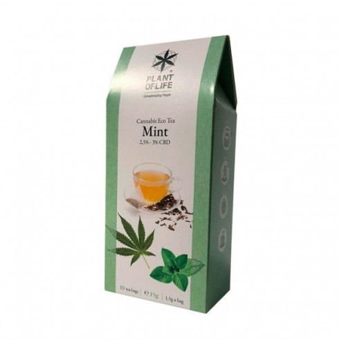 TEA DE MENTA CON 3% DE CBD - Plant of Life