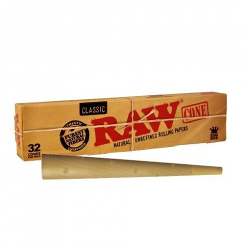 Raw King Size Classic Cone Box (32 pcs)