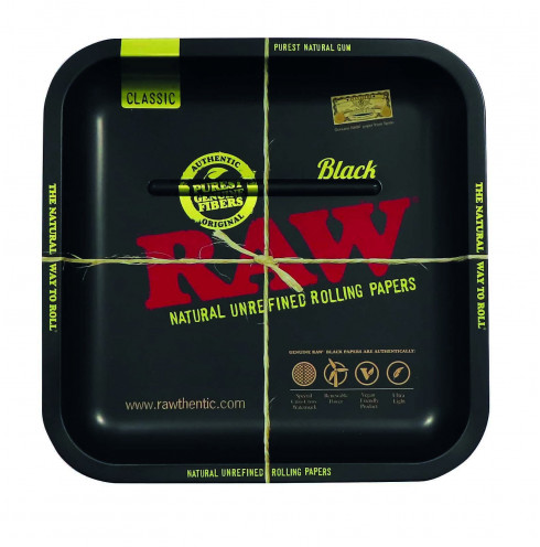 Raw Square Black Tray