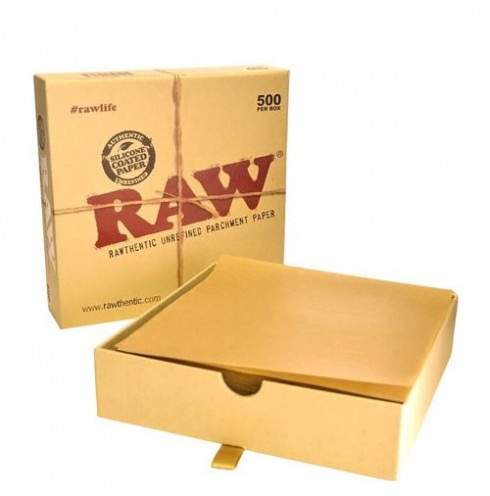 Raw Parchment Paper Box. (500pcs)