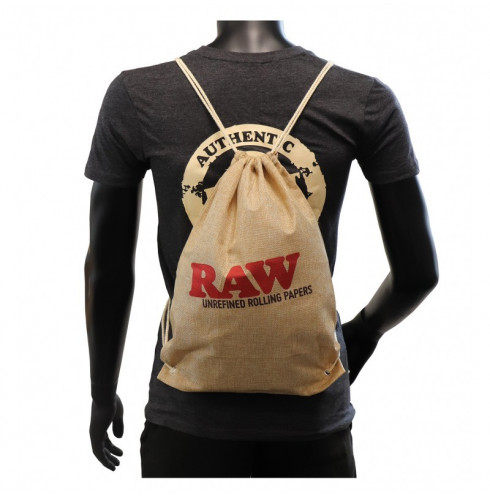 Raw Fabric Backpack