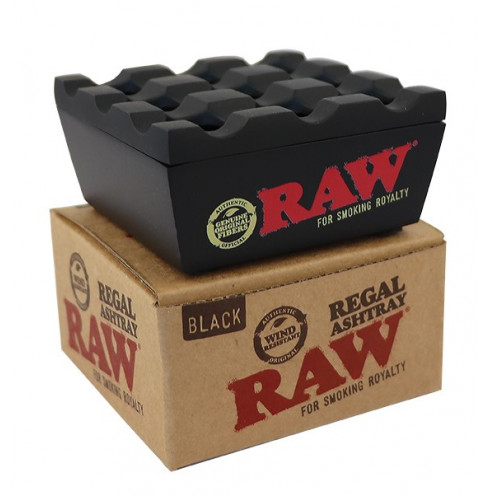 Raw Cenicero Metal Regal Negro